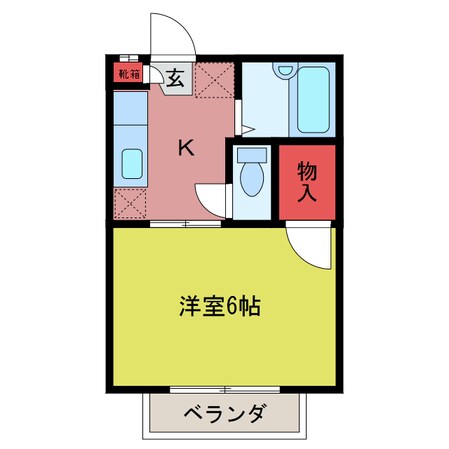 ビュー三光の物件間取画像